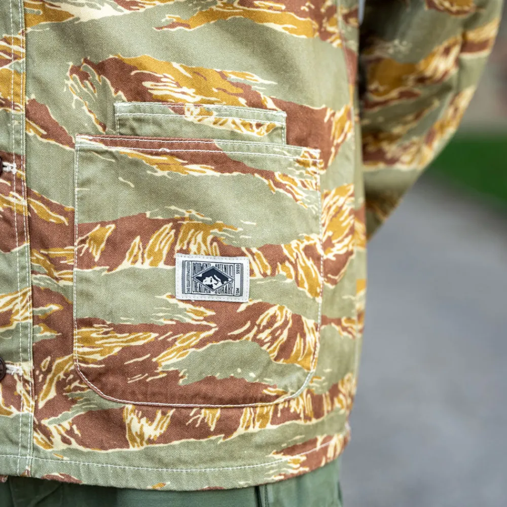 The Quartermaster Work Jacket HBT Camouflage> Jacken